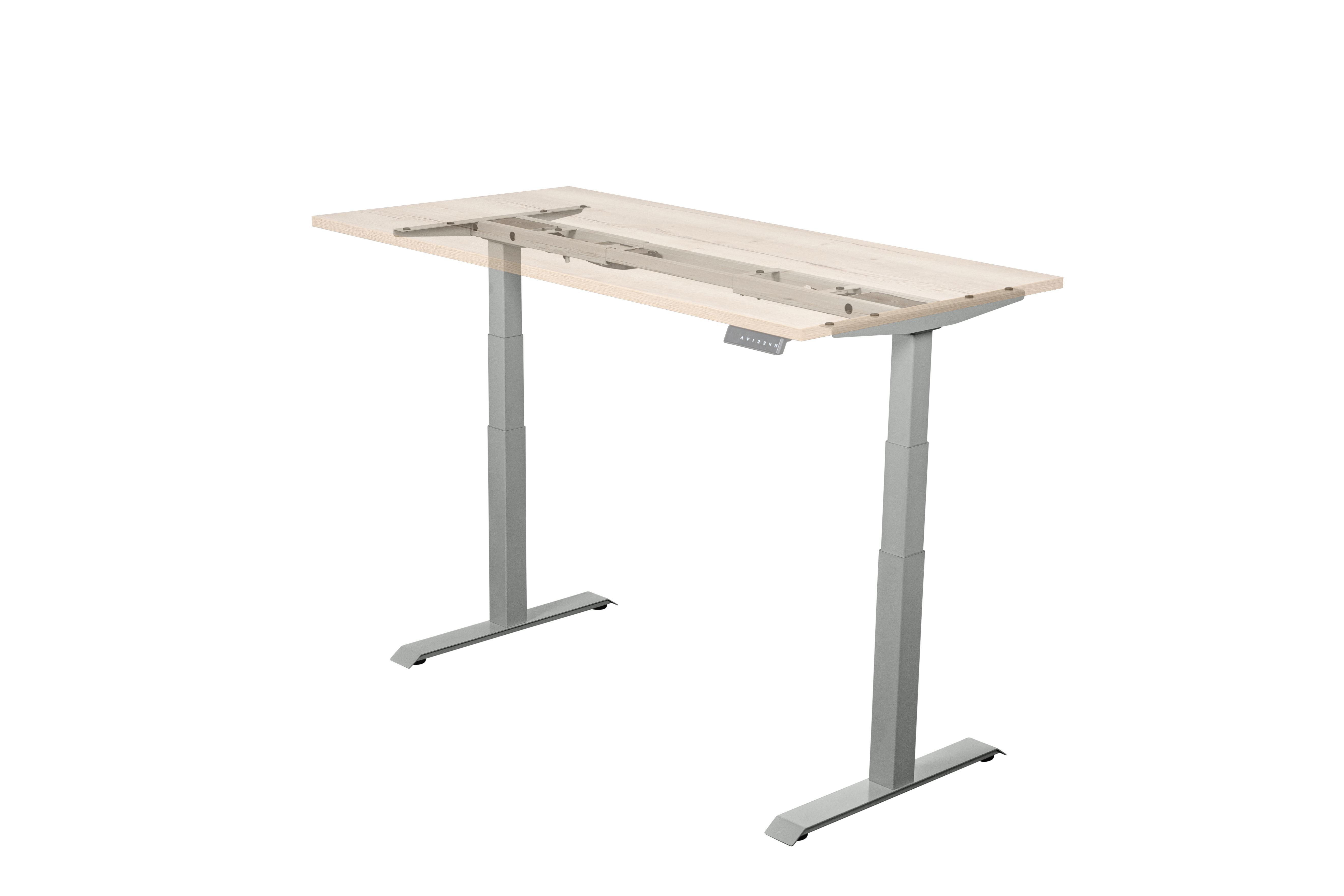 Sit/Stand frame Ergofy Premium silver gray