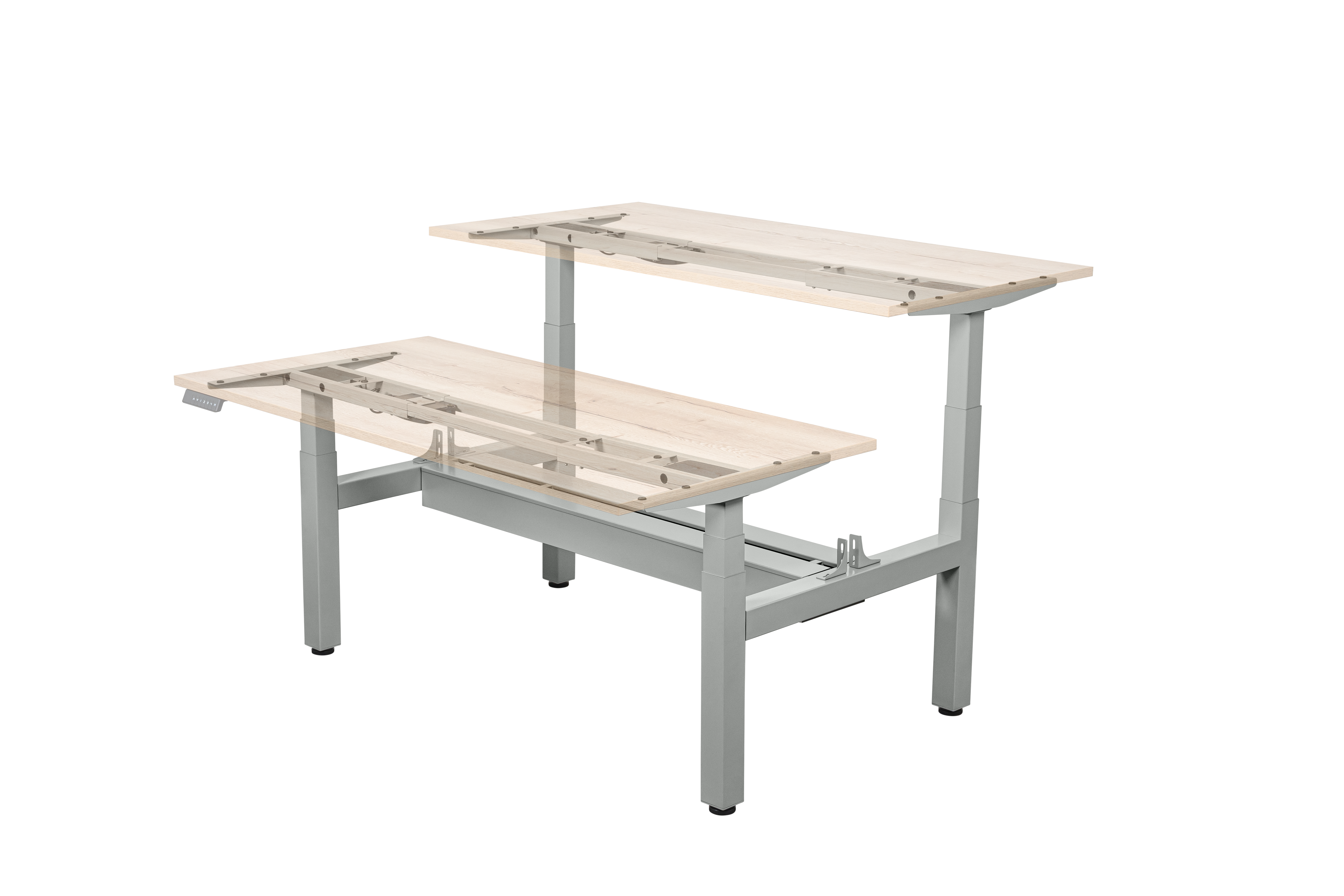 Sit/Stand frame Ergofy DUO silver.grey